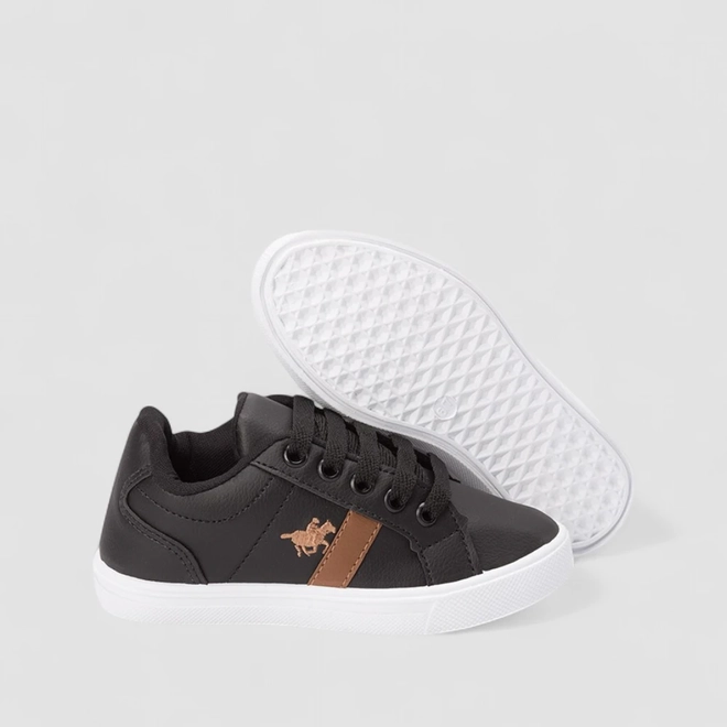 Tênis Casual Infantil Polo Energy Preto