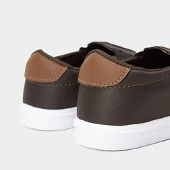 Slip On Polo Energy Infantil Calce Fácil Detalhe Perfuros Marrom