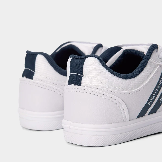 Sapatênis Polo Energy Infantil Detalhe Listras Branco