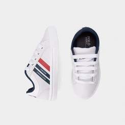 Sapatênis Polo Energy Infantil Detalhe Listras Branco
