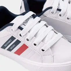 Sapatênis Polo Energy Infantil Detalhe Listras Branco