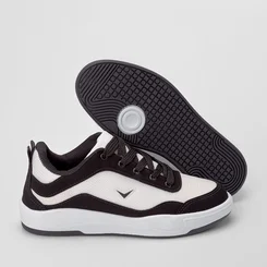 Tênis Vertus Street Masculino Nobuck Branco & Preto