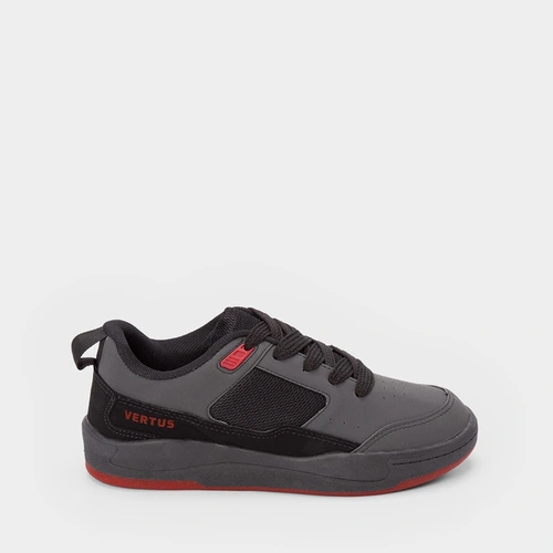 Tênis Vertus Masculino Casual Flatform Recortes Preto