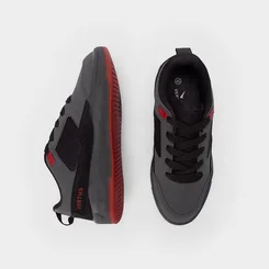 Tênis Vertus Masculino Casual Flatform Recortes Preto