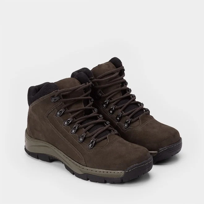 Bota Coturno Masculino Bow River Couro Marrom