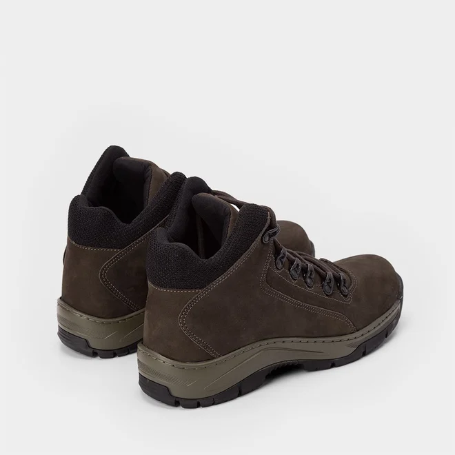Bota Coturno Masculino Bow River Couro Marrom