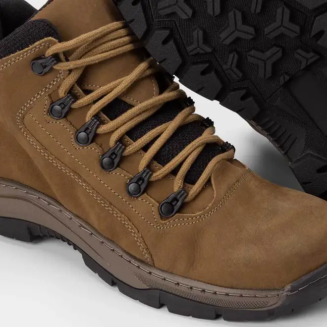 Bota Coturno Masculino Bow River Couro Caramelo