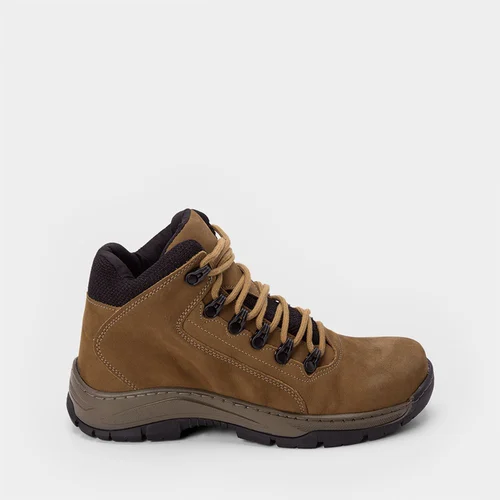 Bota Coturno Masculino Bow River Couro Caramelo