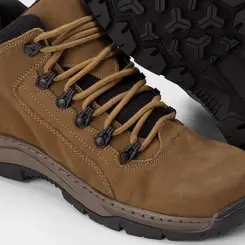 Bota Coturno Masculino Bow River Couro Caramelo