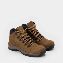 Bota Coturno Masculino Bow River Couro Caramelo
