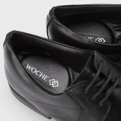 Sapato Social Woche Couro Preto