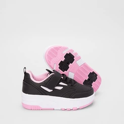 Tenis Infantil Vertus Rodinha Skatenis Rosa & Preto