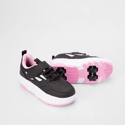 Tenis Infantil Vertus Rodinha Skatenis Rosa & Preto