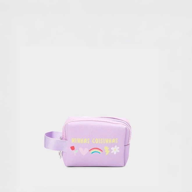 Nécessaire Mini Qualis Minhas Coisinhas Florie Roxo