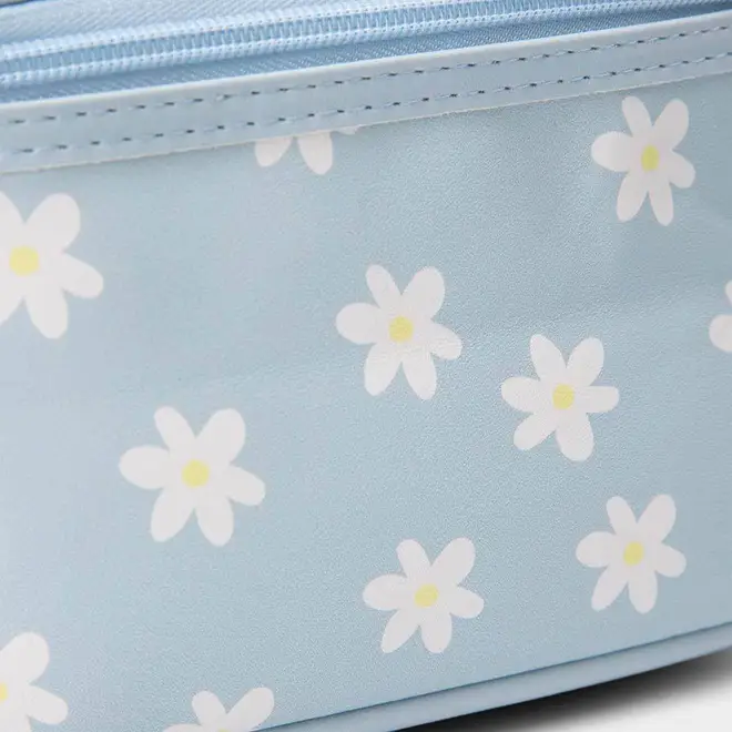 Necessaire Qualis Flores Azul