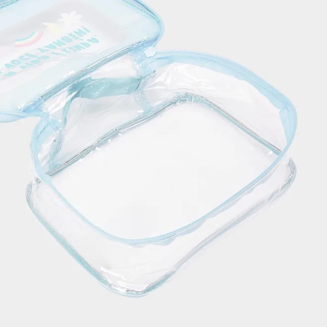 Necessaire Qualis Estampa A Vida É Linda e Você Também Azul