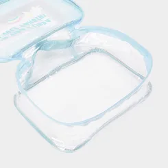 Necessaire Qualis Estampa A Vida É Linda e Você Também Azul