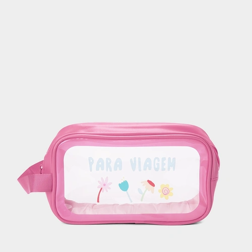 Necessarie Qualis Estampa Para Viagem Com Flores Rosa