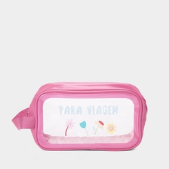 Necessarie Qualis Estampa Para Viagem Com Flores Rosa