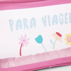 Necessarie Qualis Estampa Para Viagem Com Flores Rosa