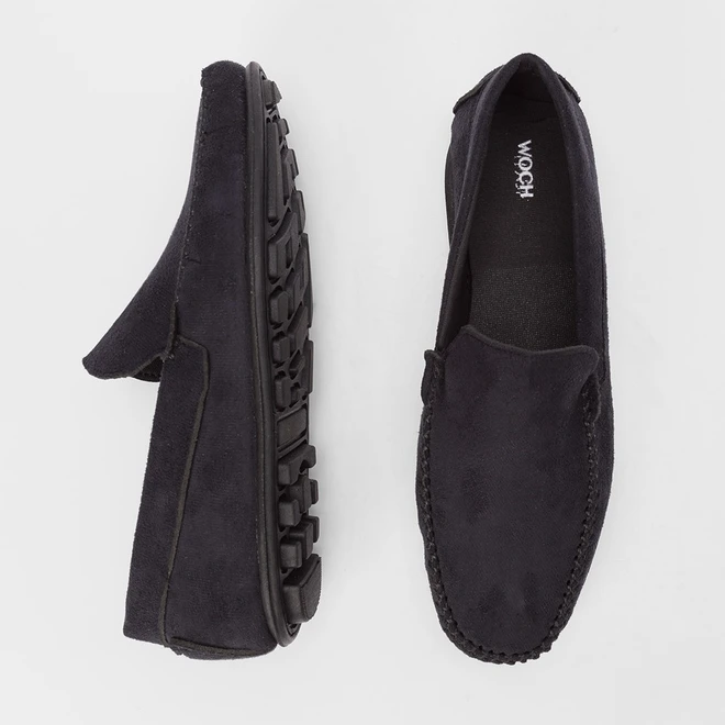 Mocassim Woche Camurça Preto
