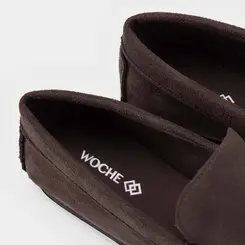 Mocassim Woche Camurça Marrom