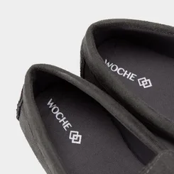 Mocassim Masculino Woche Camurça Cinza