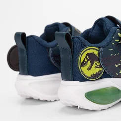 Tênis Casual Bebê Vertus Dinossauro Led Marinho