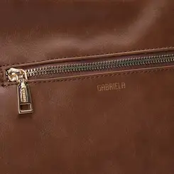 Bolsa Hobo Grande Gabriela Fivela Marrom