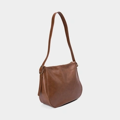Bolsa Hobo Grande Gabriela Fivela Marrom