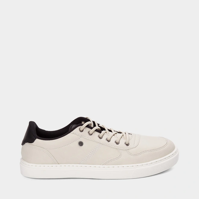 Tênis Casual Masculino Woche Off-White