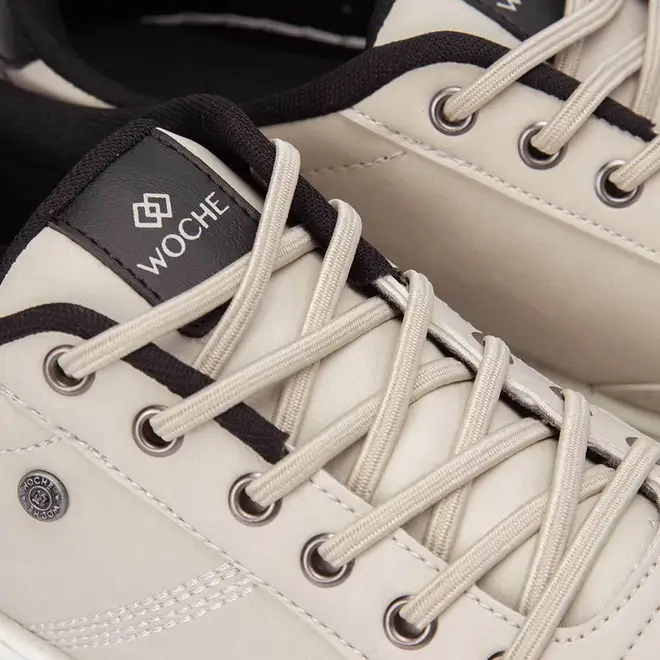 Tênis Casual Masculino Woche Off-White