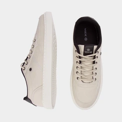 Tênis Casual Masculino Woche Off-White