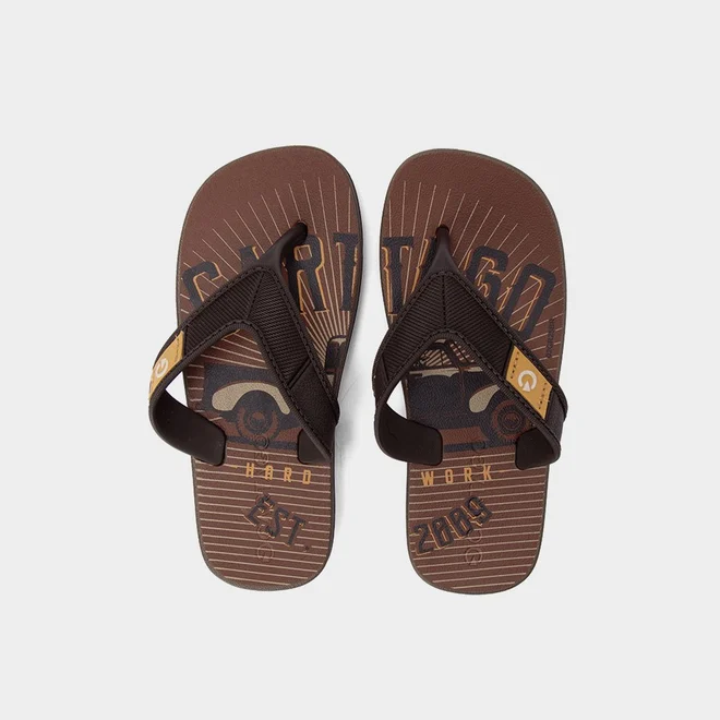 Chinelo Infantil Cartago Dakar Marrom