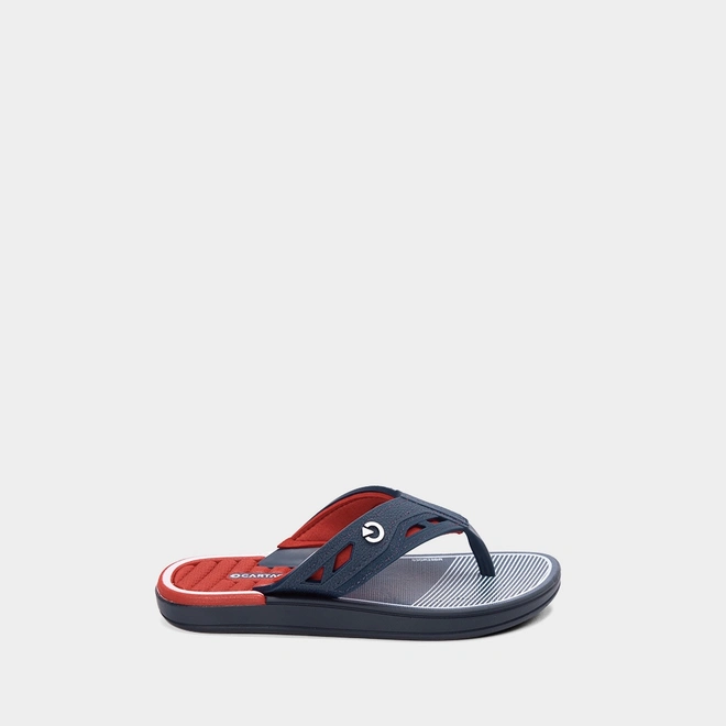 Chinelo Cartago Infantil Tiras Recortes Azul