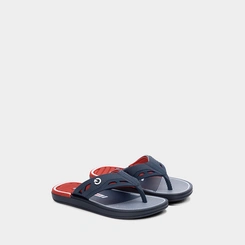 Chinelo Cartago Infantil Tiras Recortes Azul