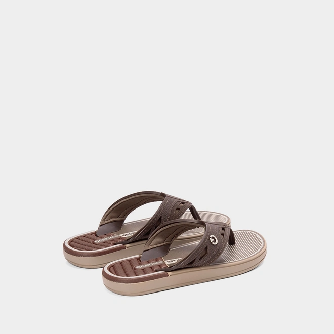 Chinelo Cartago Infantil Tiras Recortes Marrom