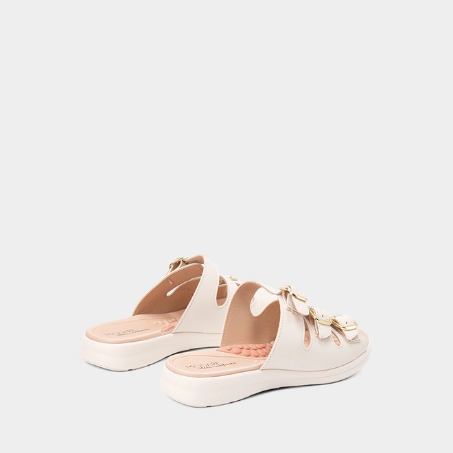 Tamanco Feminino Modare Ultraconforto Tira Tripla Off White