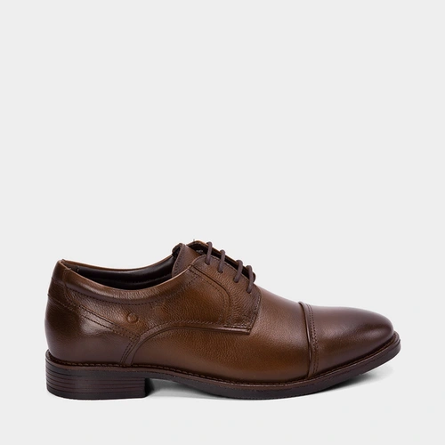 Sapato Social Masculino Democrata Couro Marrom