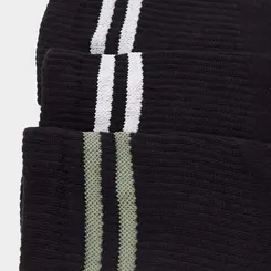Kit Meia Esportiva STZ Cano Médio Algodão Preto 3 Pares 39-43