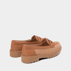 Mocassim Loafer Modare Ultraconforto Ráfia Caramelo