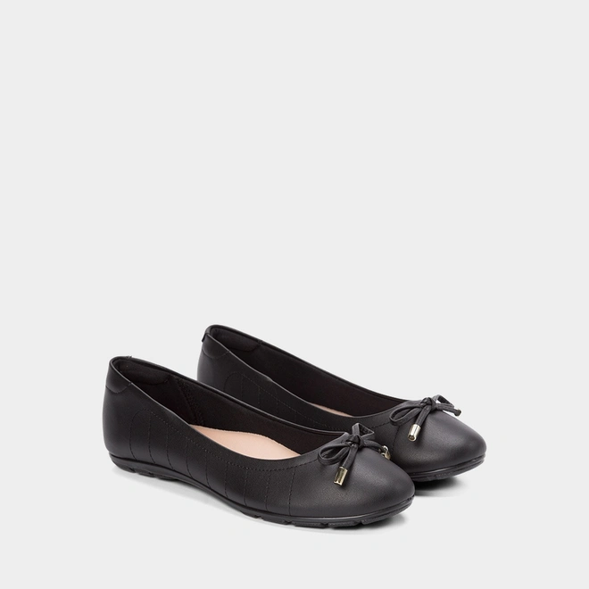 Sapatilha Moleca Feminina Detalhe Pesponto Preto