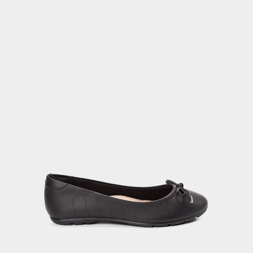 Sapatilha Moleca Feminina Detalhe Pesponto Preto