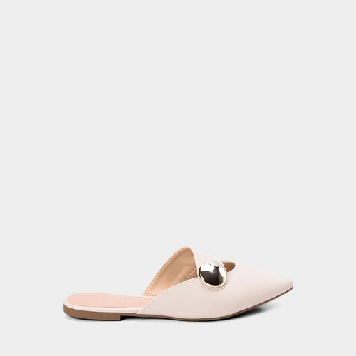 Mule Gabriela Enfeite Bold Off White