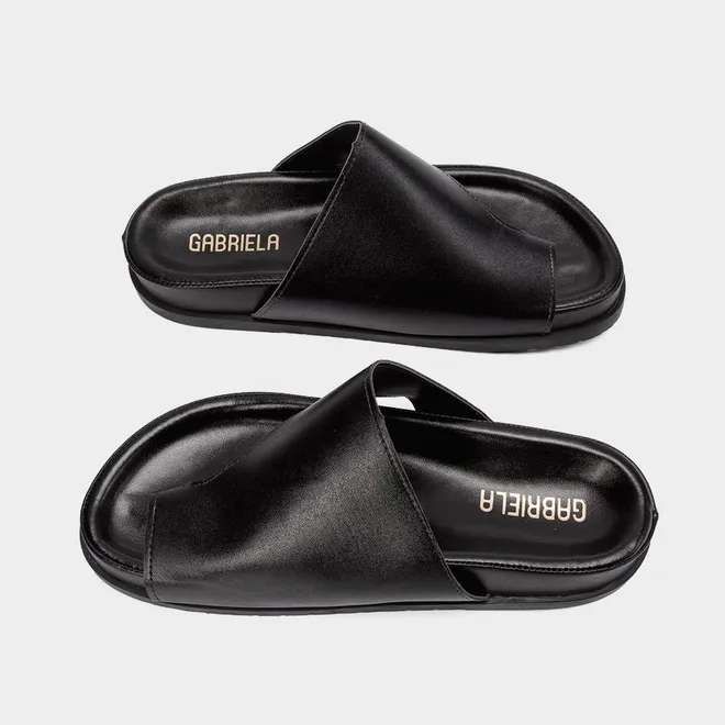 Rasteira de Dedo Gabriela Basic Preto