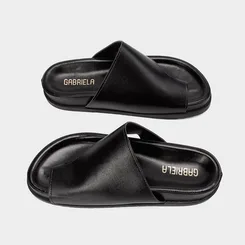 Rasteira de Dedo Gabriela Basic Preto