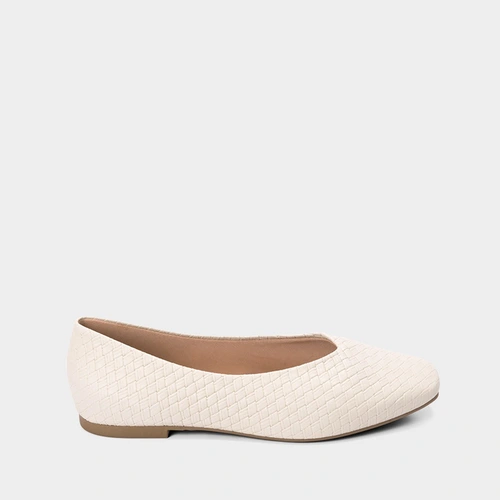 Sapatilha Gabriela Trama Off White
