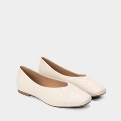 Sapatilha Gabriela Trama Off White