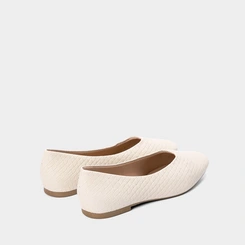 Sapatilha Gabriela Trama Off White