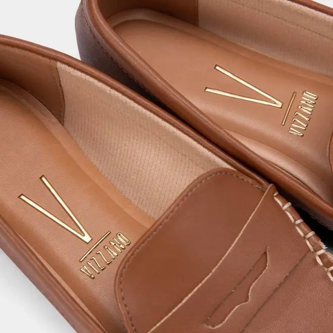 Mocassim Feminino Vizzano Básico Marrom